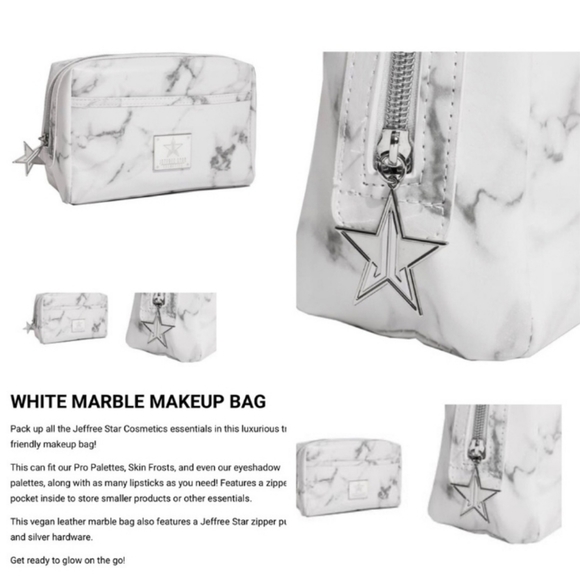 🖤JSC "White Marble" Make Up Bag - Picture 3 of 4